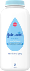 Johnson's Baby Powder, Naturally Derived Cornstarch, Hypoallergenic, 9 oz Jansha Store