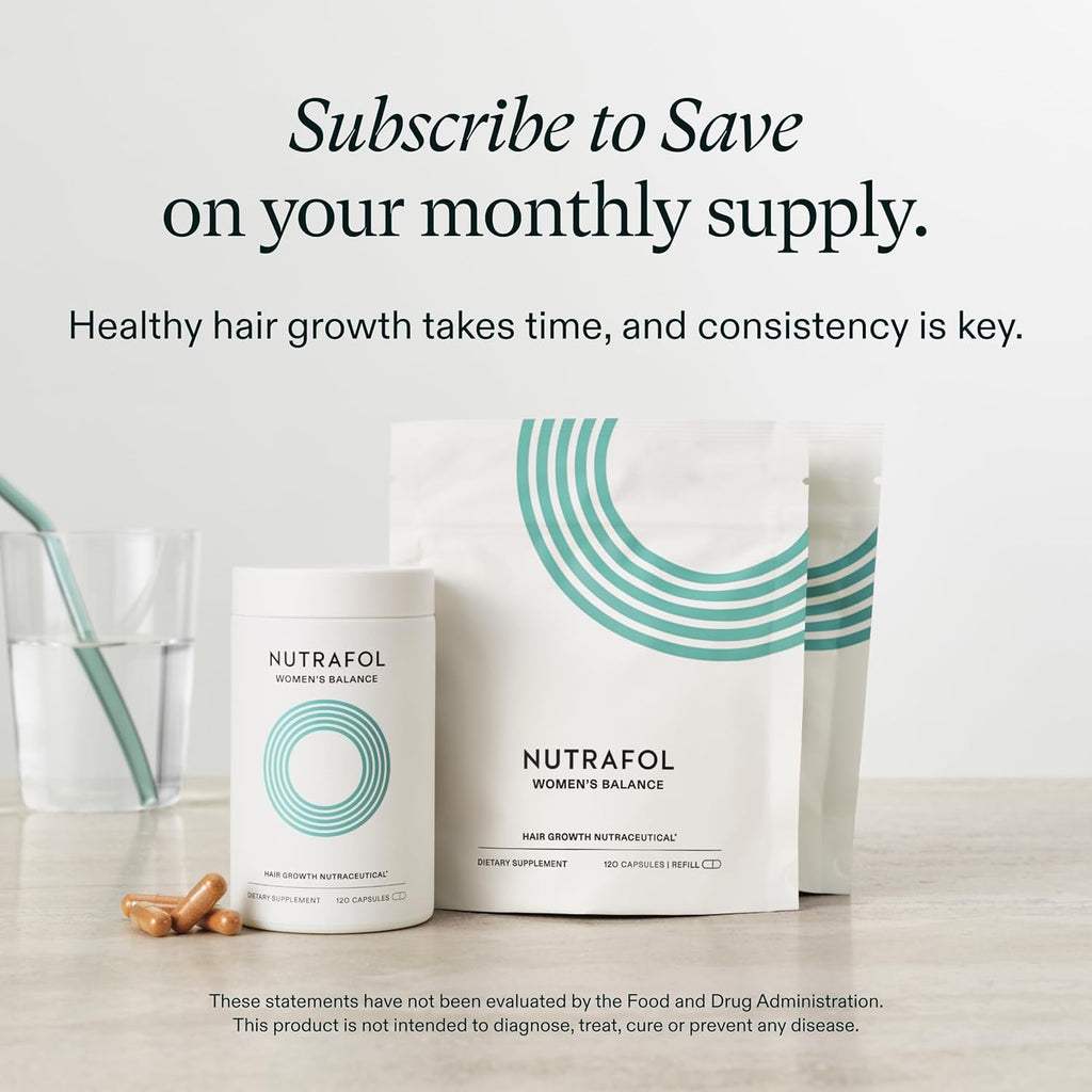 Nutrafol Women's Balance Hair Growth Supplements, Age 45+, 1-Month Bottle Jansha Store