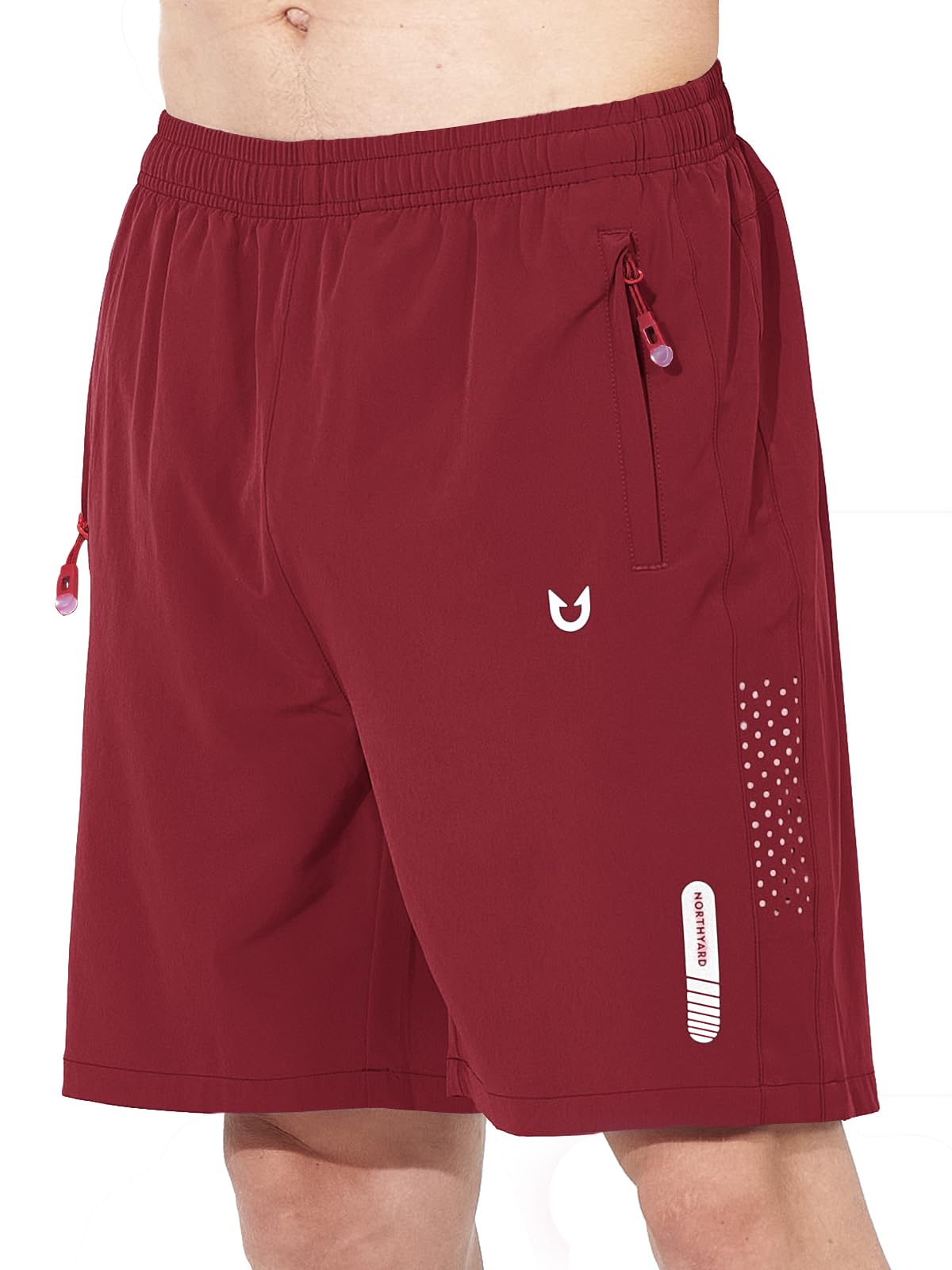 NORTHYARD Men's Athletic Running Shorts Gym Workout 7"/9"/5" Zipper Pockets Jansha Store