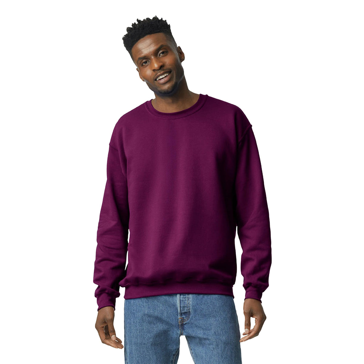Gildan Unisex Adult Fleece Crewneck Sweatshirt, Style G18000, Multipack Jansha Store