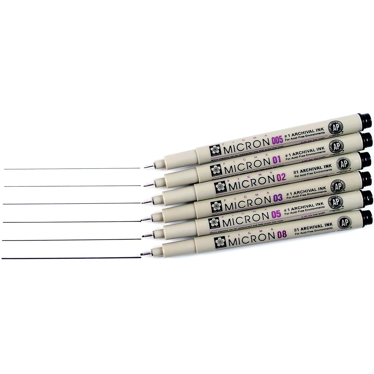 Sakura Pigma Micron Fineliner Pens, Black, Classroom Set, 72 Pack Jansha Store