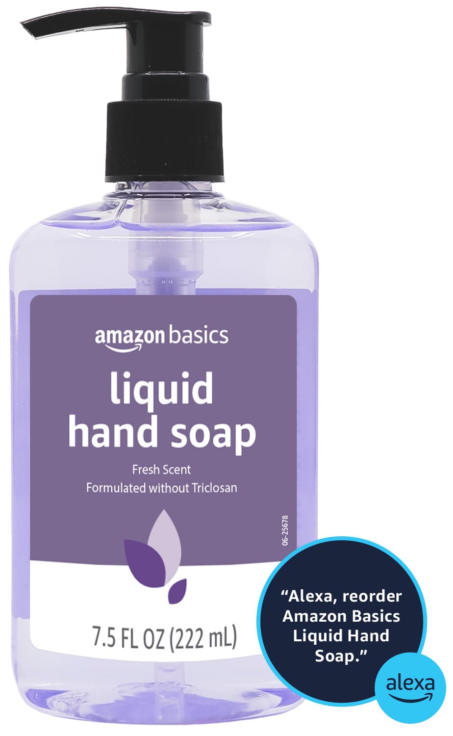 Amazon Basics Gentle & Mild Clear Liquid Hand Soap Refill, Triclosan-Free, Dermatologist-Tested, pH Balanced, Cruelty-Free, 50 Fluid Ounces, 1-Pack (Previously Solimo) Jansha Store