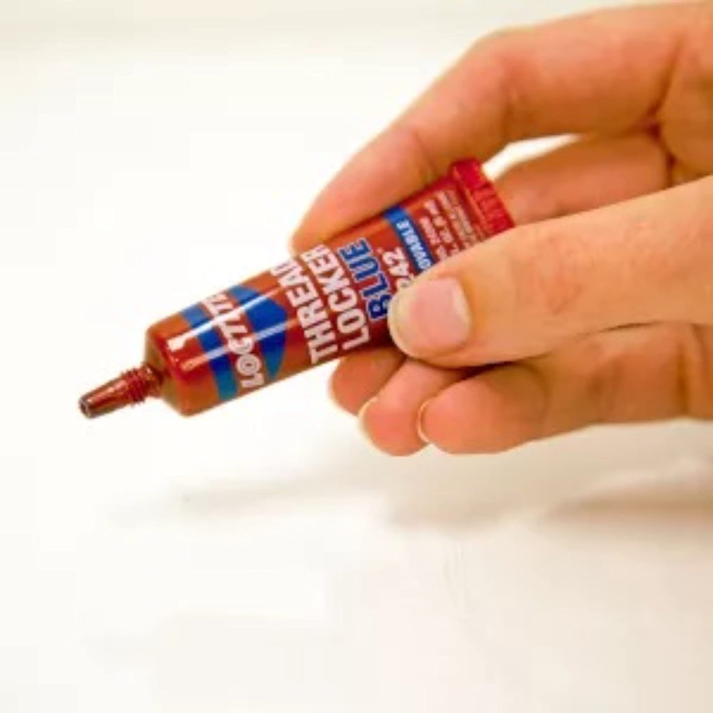 Loctite Threadlocker Blue 242 - Removable Thread Lock Glue for Nuts, Bolts, & Fasteners, Medium Strength Screw Glue to Prevent Loosening & Corrosion - 6 ml, 1 Pack Jansha Store