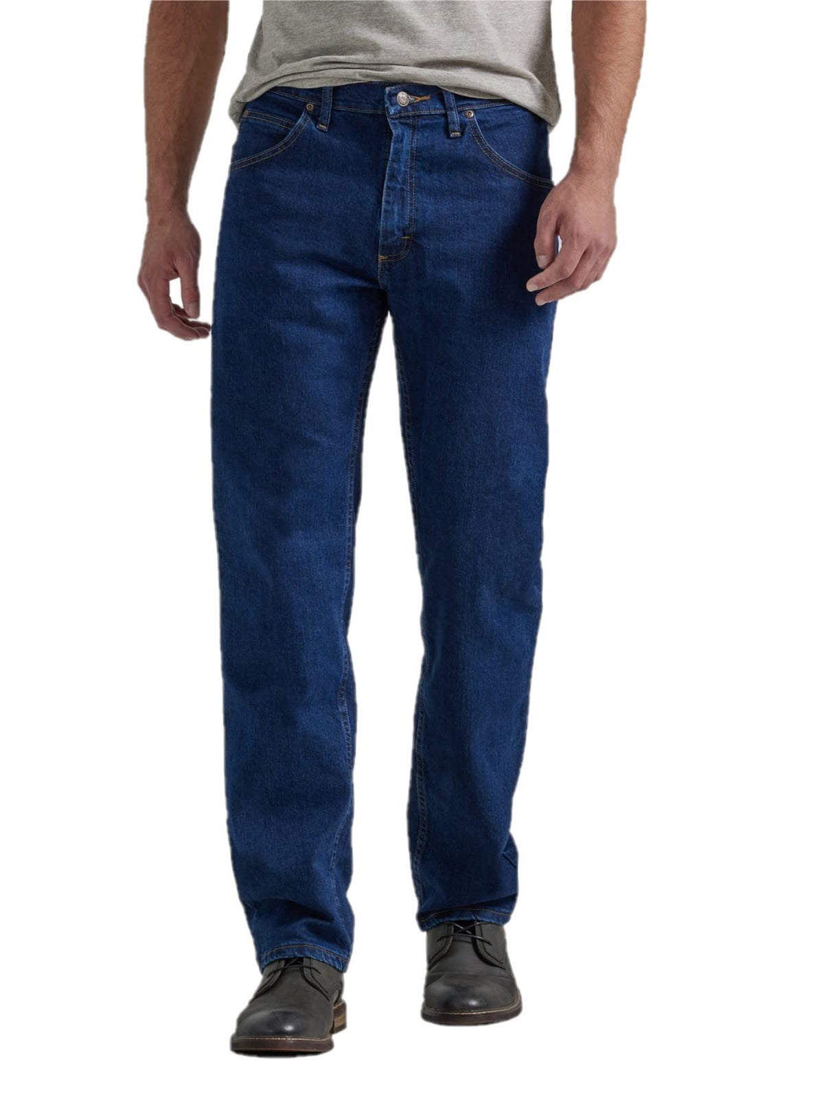 Wrangler Authentics Men's Classic 5-Pocket Regular Fit Flex Jean Jansha Store