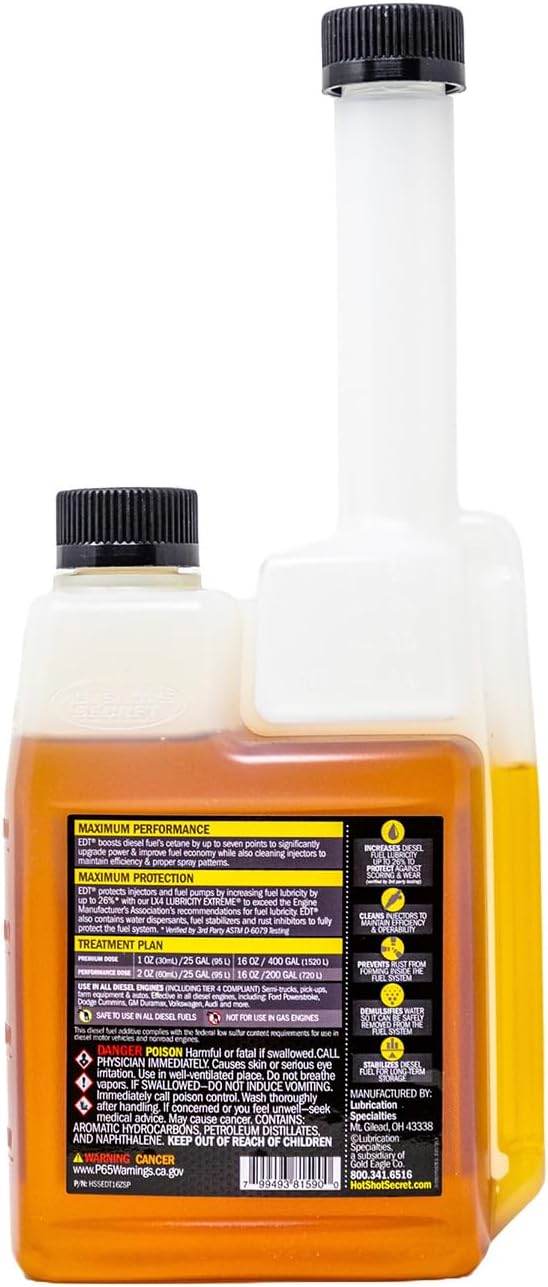 Hot Shot's Secret Everyday Diesel Treatment EDT, 16 oz Jansha Store