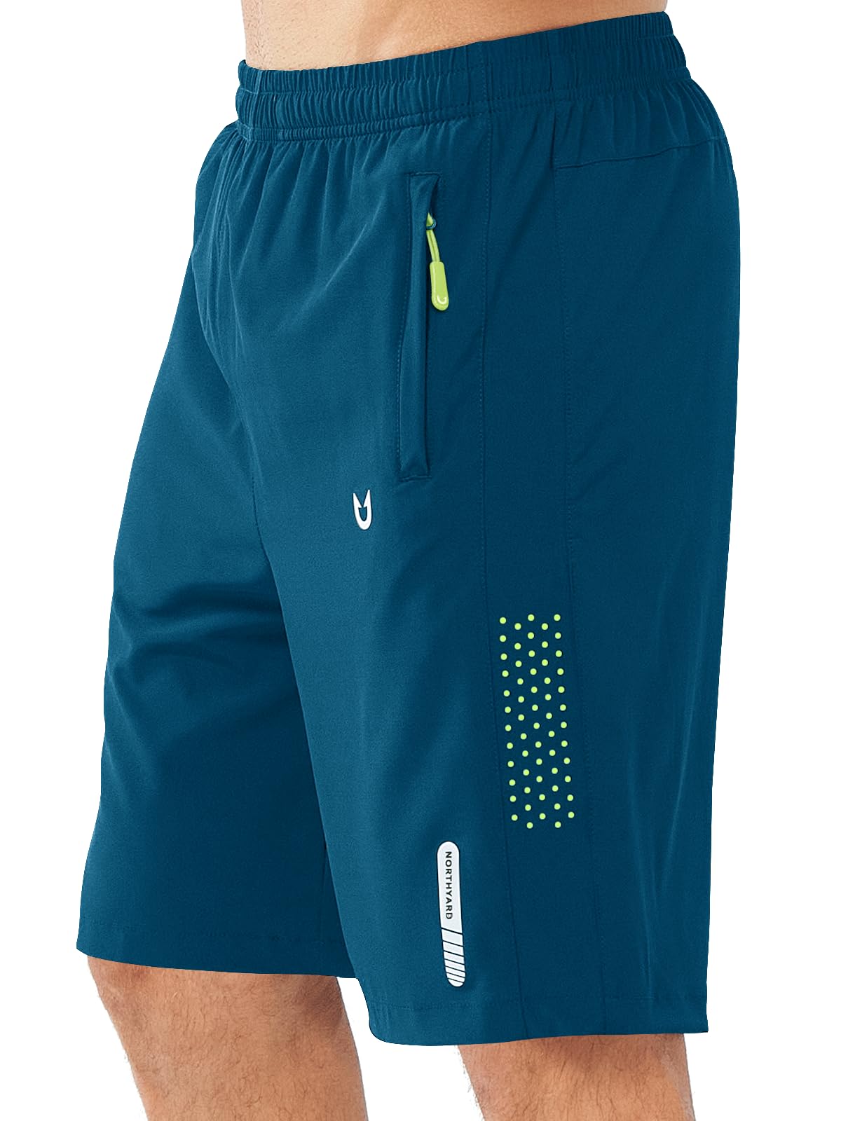 NORTHYARD Men's Athletic Running Shorts Gym Workout 7"/9"/5" Zipper Pockets Jansha Store