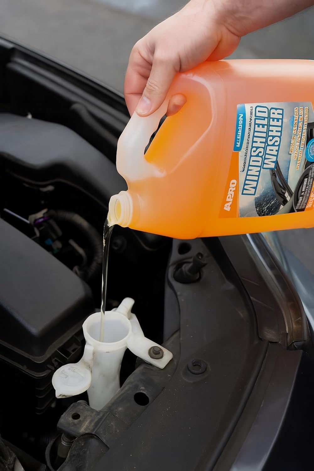 ABRO Windshield Washer Fluid 1 Gallon, Streak-Free Bug Remover, 1 Pack Jansha Store