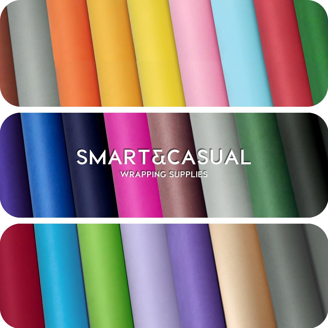 SMART&CASUAL 36" x 1,500" (125') Brown Kraft Craft Paper Roll for Gift Wrapping Bulletin Board Bouquet Flower Art Packing Parcel Table Covering 70GSM 50LB (Brown, 36" x 125') Jansha Store