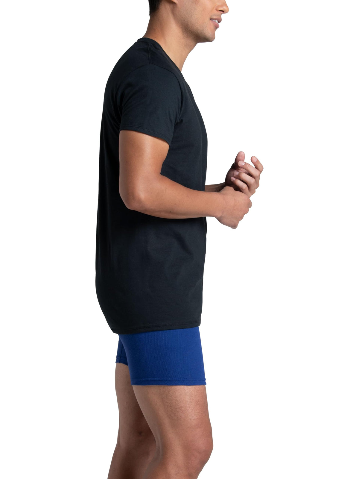 Fruit of The Loom Men's Crew Tee Undershirts, Moisture Wicking & Tag Free, Also Available in Big & Tall Jansha Store