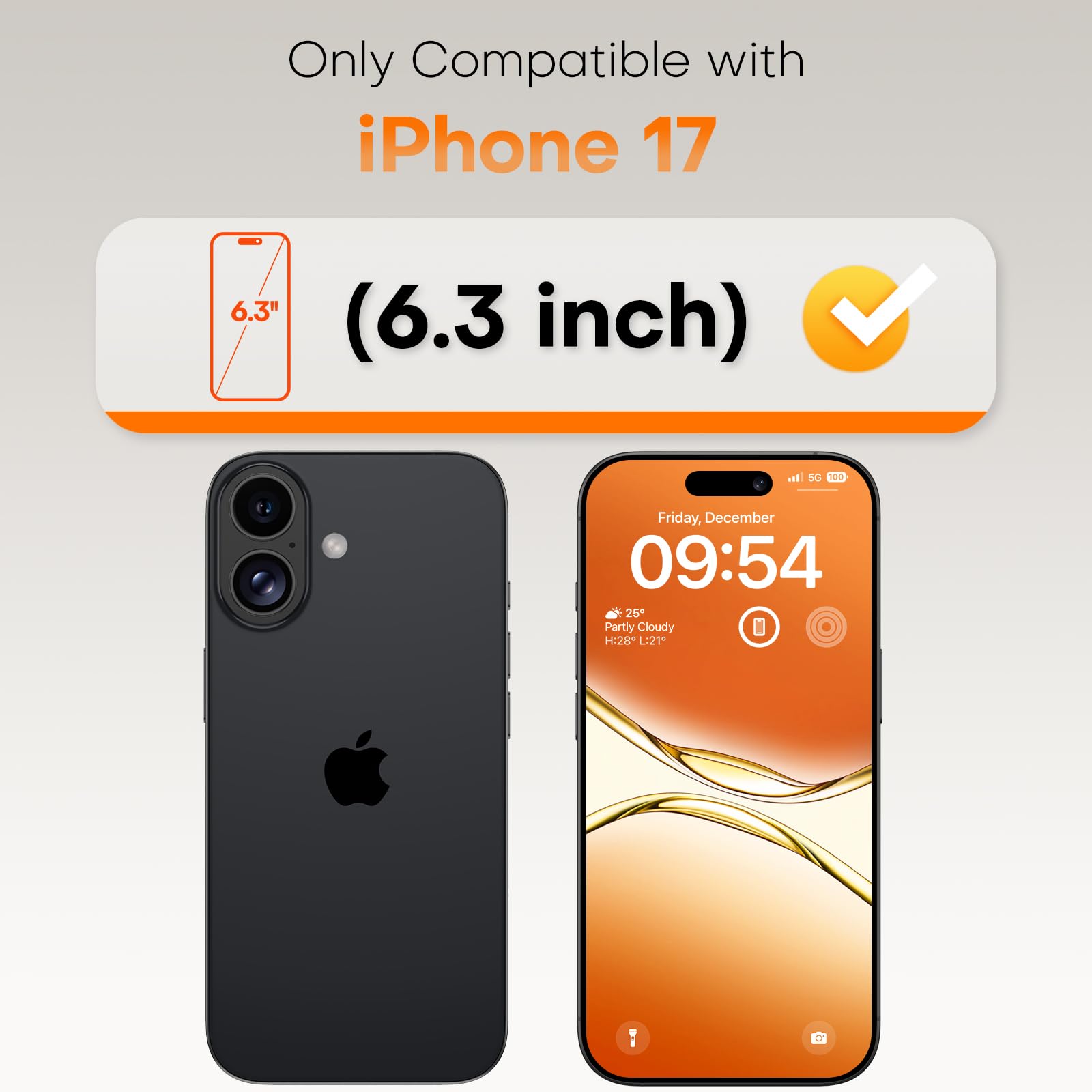 TOCOL for iPhone 17 Pro Max Screen Protector, Easy Installation Jansha Store