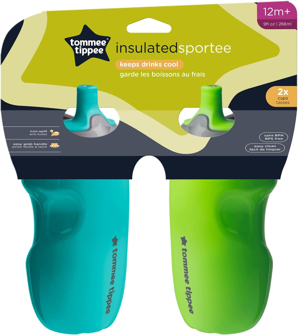 Tommee Tippee Toddler Sippy Cup, Sporty Spout, 1-3 Years, Insulated Jansha Store