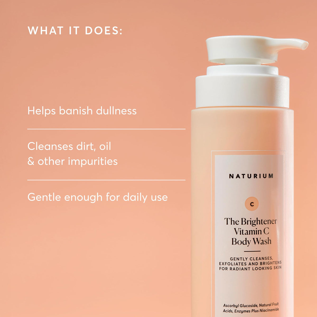 Naturium The Booster Hyaluronic Acid Body Wash, Hydrating & Moisturizing plus Minimizes Dryness, with Glycerin & Vitamin B5, 16.9 Fl Oz (Pack of 12) Jansha Store
