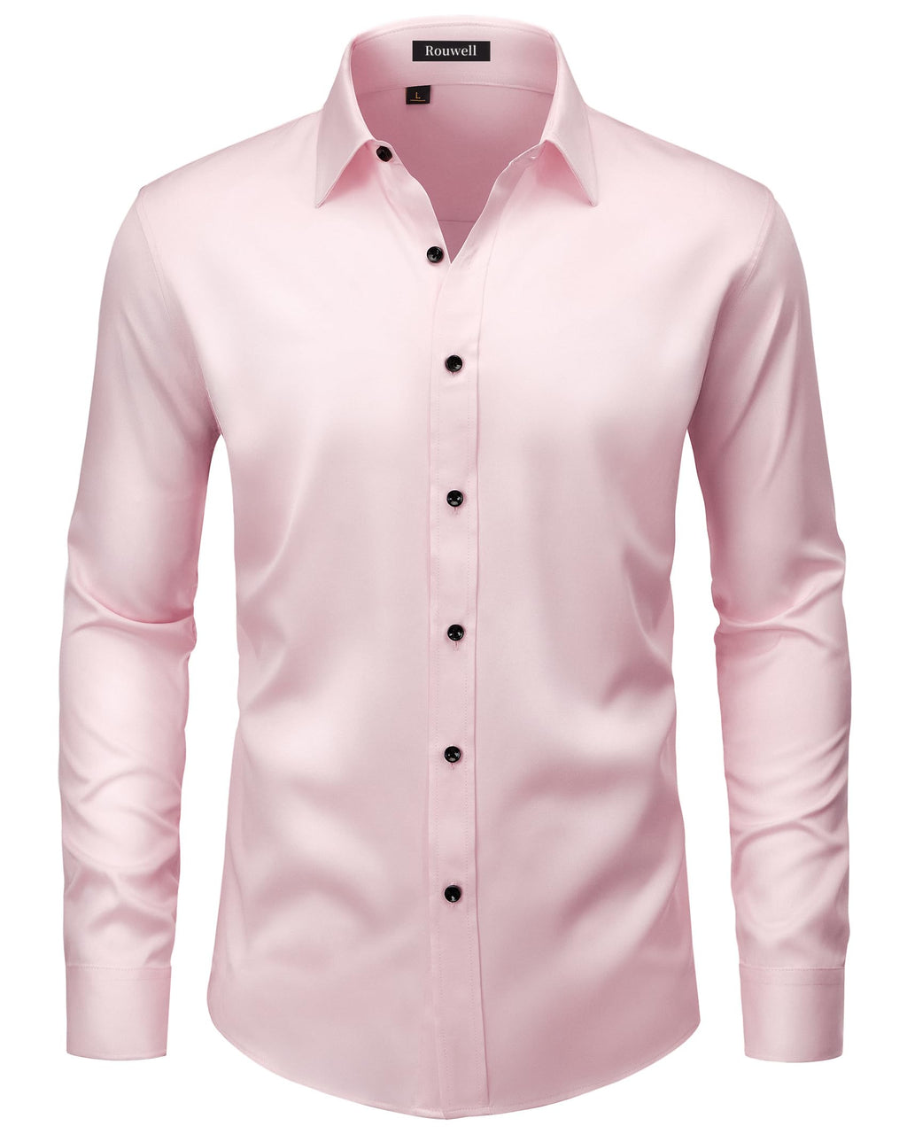 Men’s Wrinkle Free Dress Shirts Regular Fit Long Sleeve Non Iron Business Casual Wedding Stretch Button Down Shirt Jansha Store