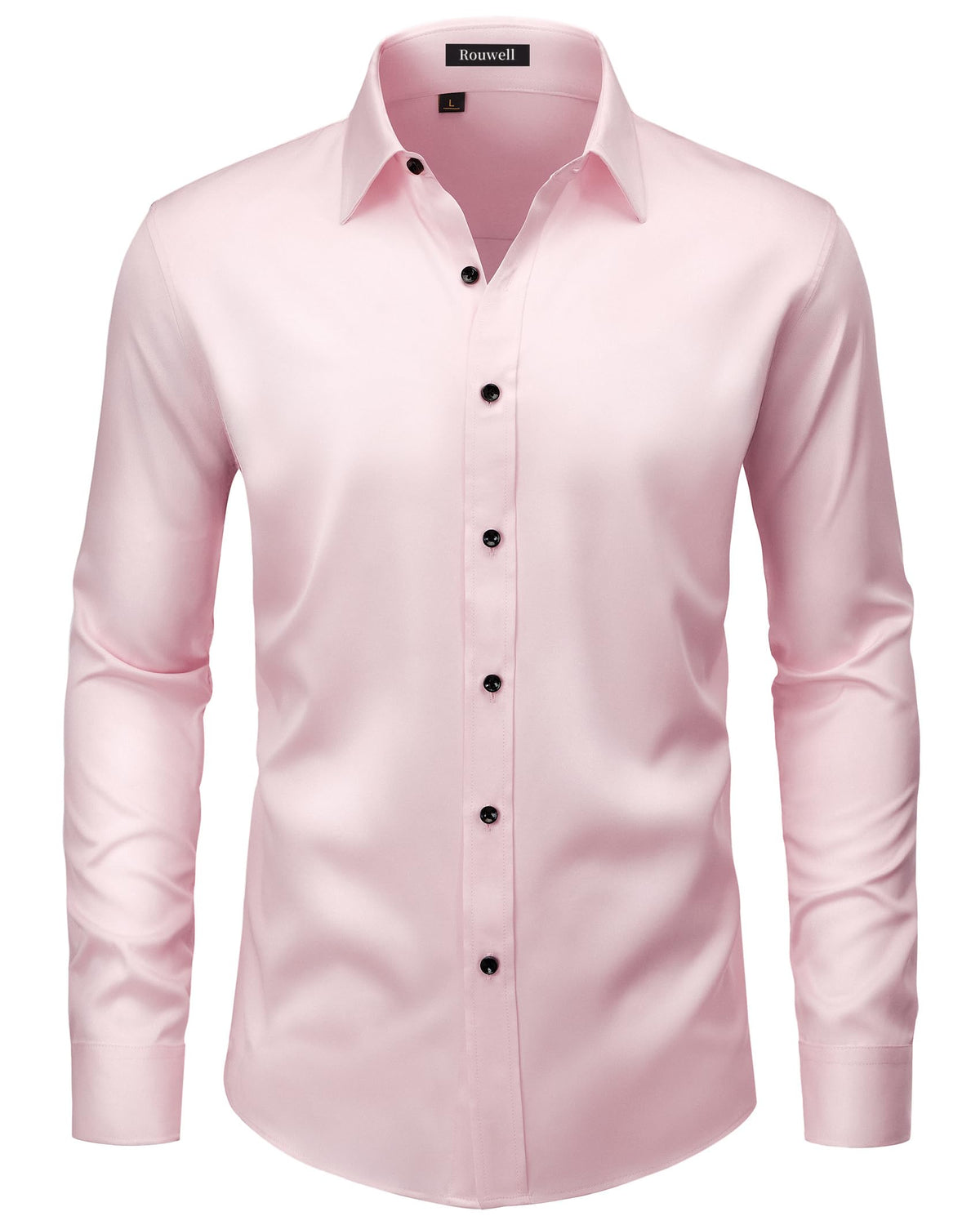 Men’s Wrinkle Free Dress Shirts Regular Fit Long Sleeve Non Iron Business Casual Wedding Stretch Button Down Shirt Jansha Store