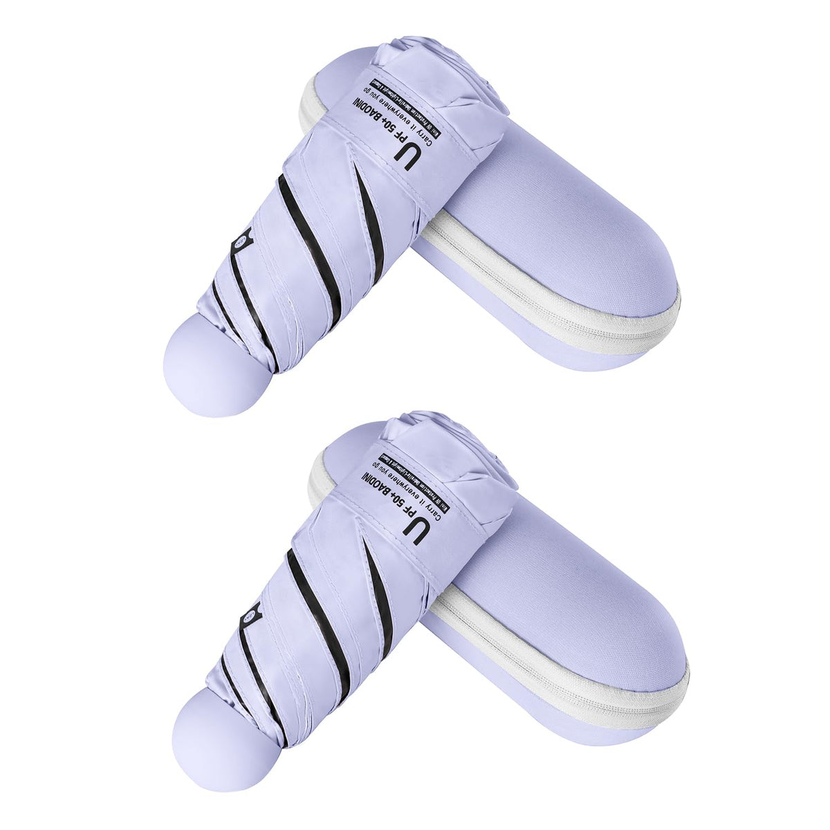 BAODINI Mini Travel Umbrella with UV Sun Protection, Compact Pocket-Size Jansha Store