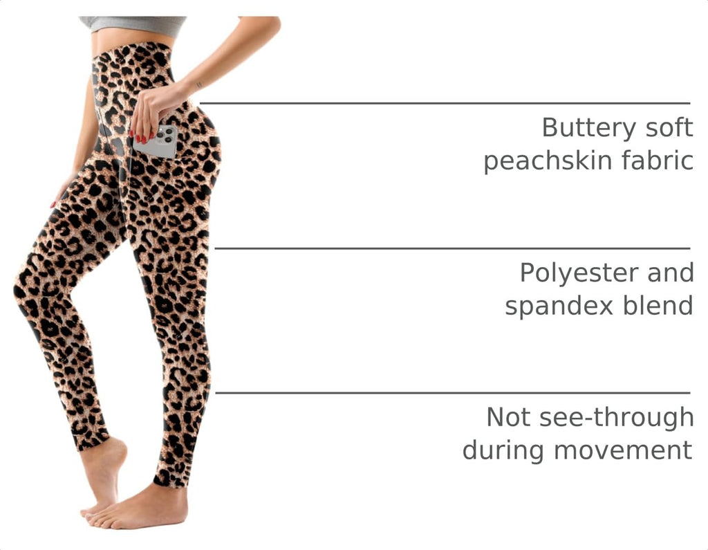 SINOPHANT High Waisted Leggings Women with Pockets Jansha Store