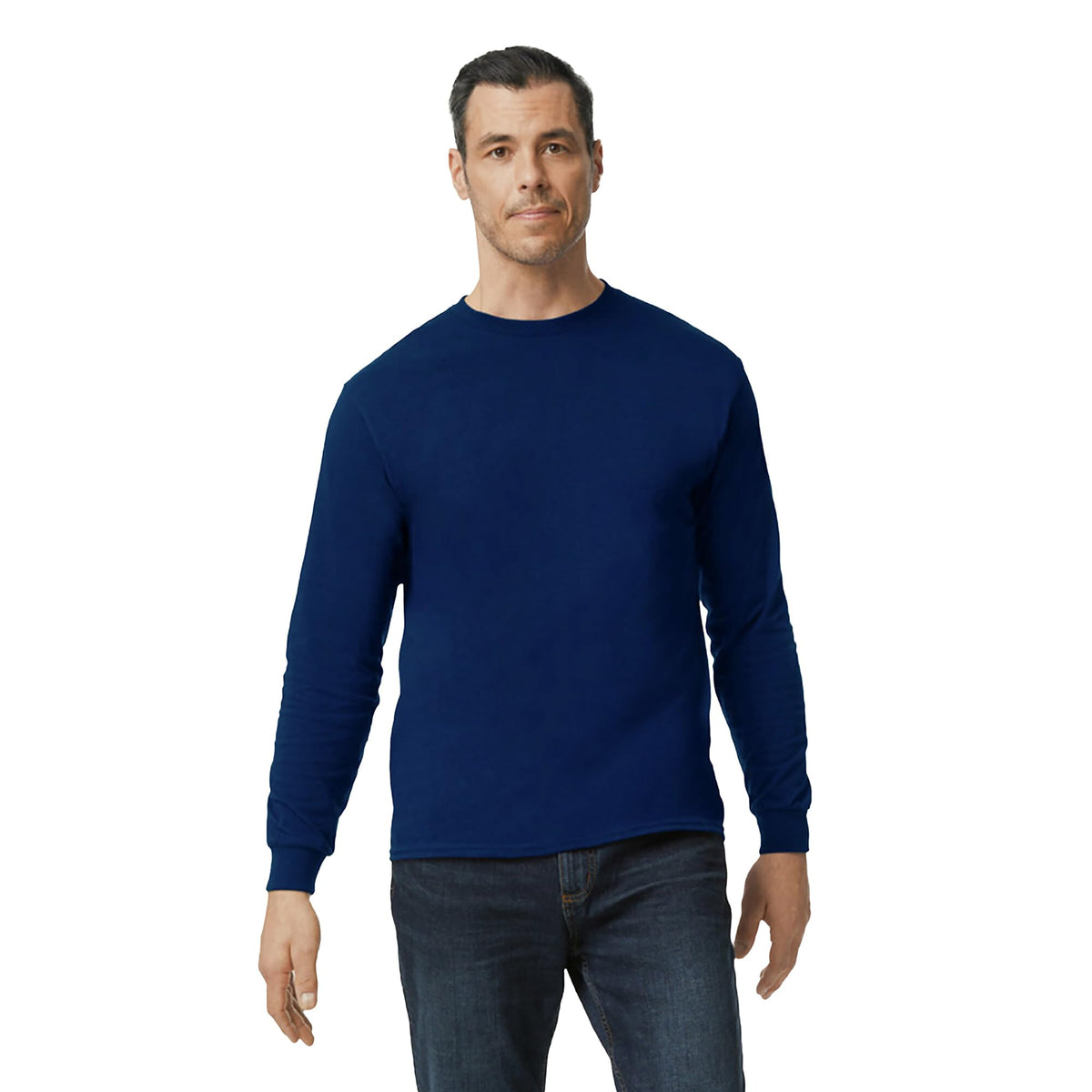 Gildan Adult Heavy Cotton Long Sleeve T-Shirt, Style G5400, 2-Pack Jansha Store