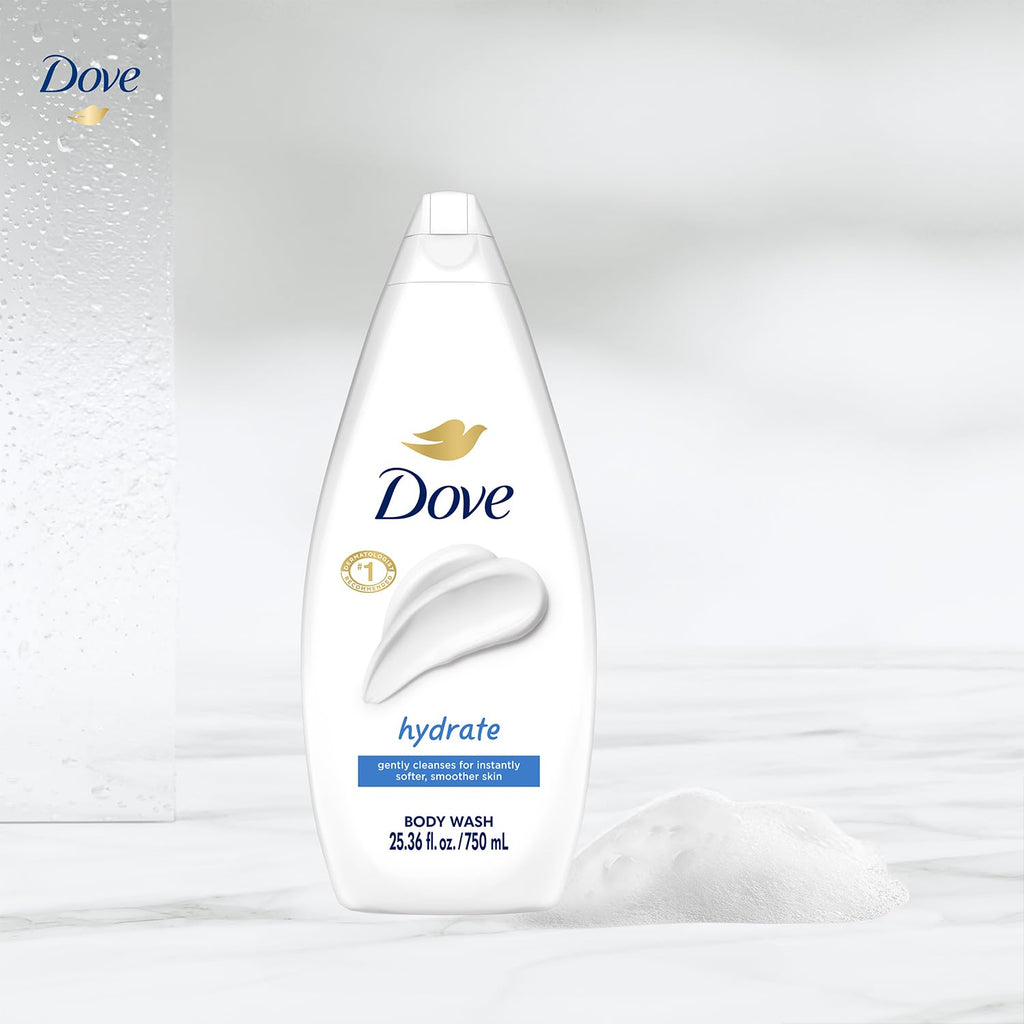 Dove Sensitive Skin Body Wash, 24hr Lotion-Soft Skin, 30.6 oz Jansha Store