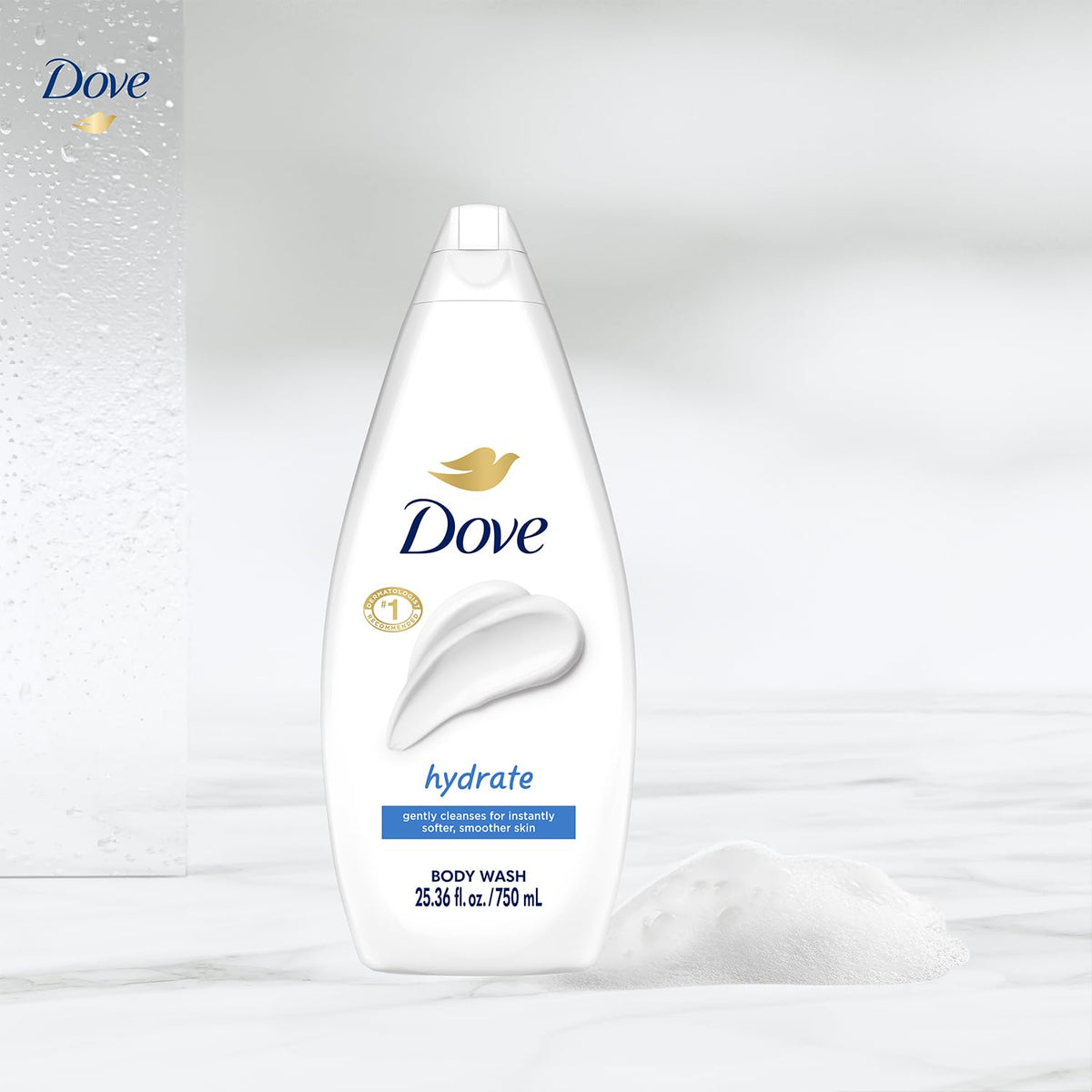 Dove Sensitive Skin Body Wash, 24hr Lotion-Soft Skin, 30.6 oz Jansha Store