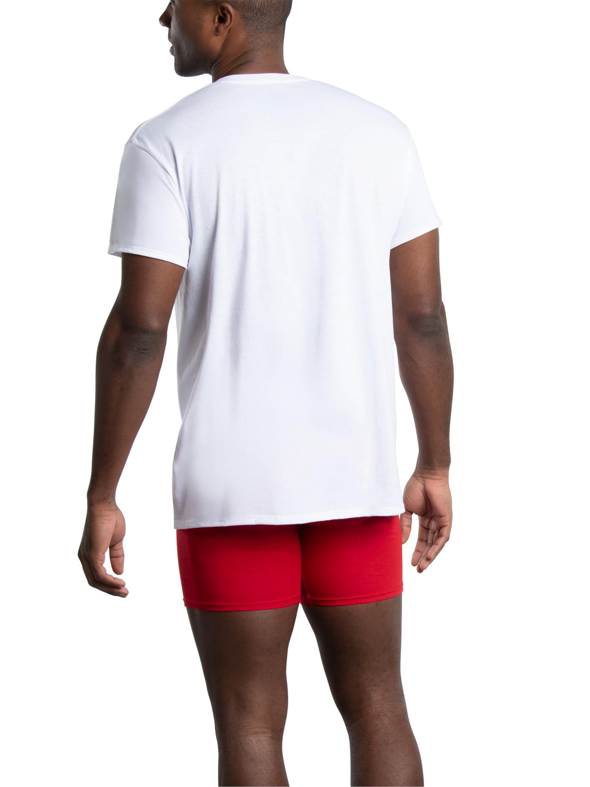 Fruit of The Loom Men's Crew Tee Undershirts, Moisture Wicking & Tag Free, Also Available in Big & Tall Jansha Store