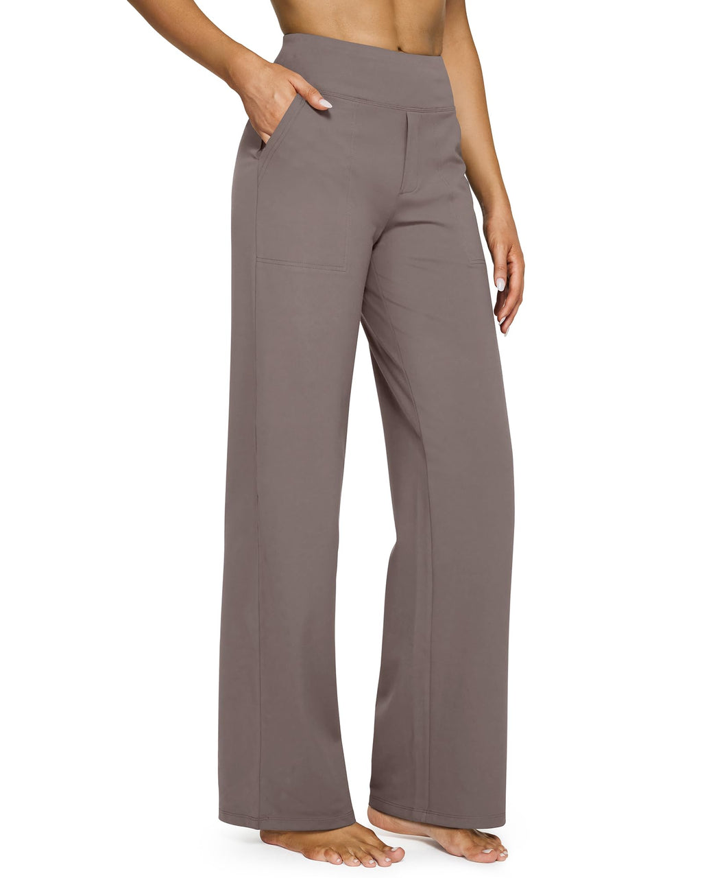 G4Free Yoga Pants for Women Wide Leg Pants with Pockets High Waisted Jansha Store
