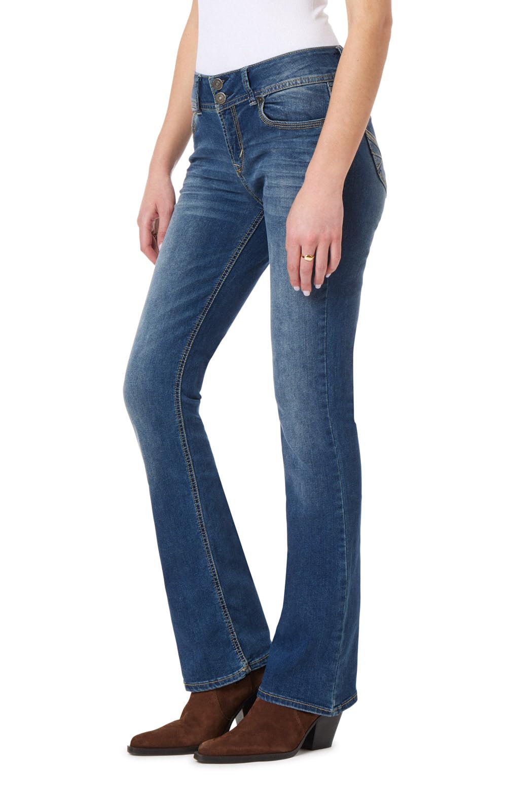 WallFlower Luscious Curvy Bootcut Jeans for Women, Sizes 0-24 Jansha Store