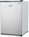 BLACK+DECKER 2.5 Cu. Ft. Compact Refrigerator, BCRK25V, Stainless Look Jansha Store