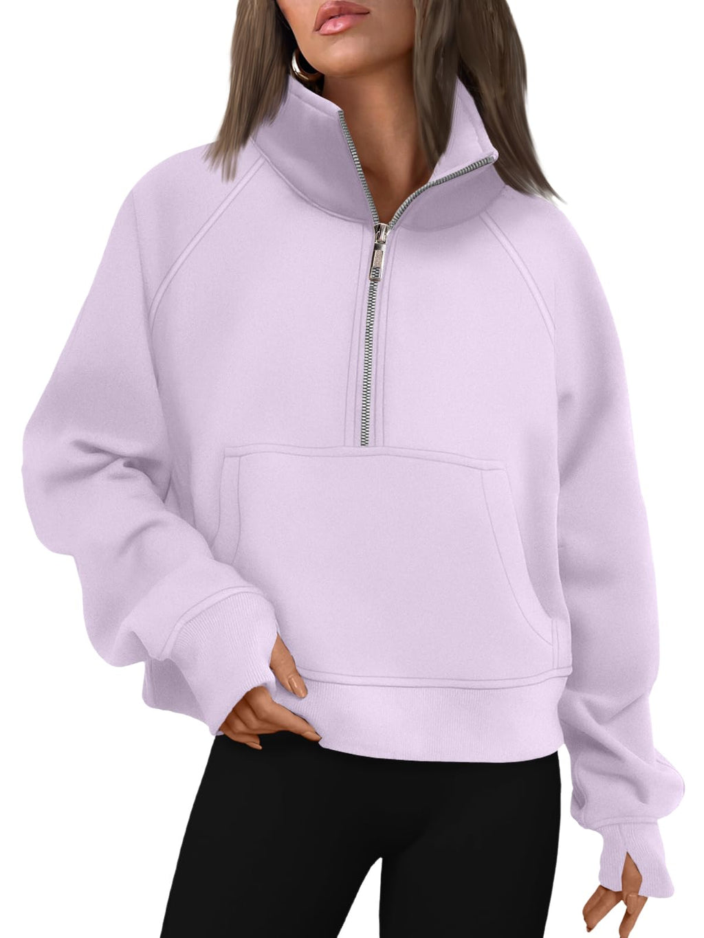 AUTOMET Womens Sweatshirts Half Zip Fleece Pullover Fall Outfits Jansha Store