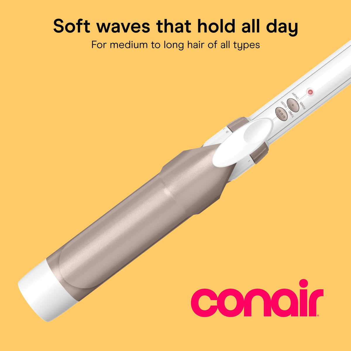 Conair Curling Iron, Double Ceramic, 1/2-in. Barrel, White/Rose Gold Jansha Store