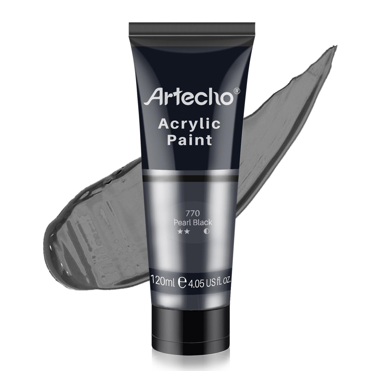 Artecho White Acrylic Paint, Titanium White Paint (120ml / 4.05oz) Tubes, Art Craft Paints for Canvas Painting, Rock, Stone, Wood, Fabric, Art Supplies Jansha Store