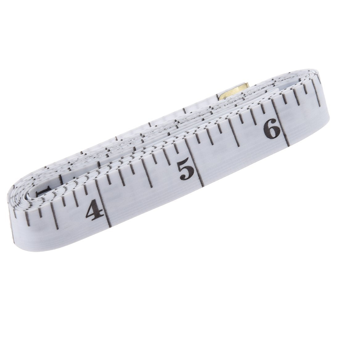 GDMINLO Soft Tape Measure Double Scale Body Sewing Flexible Tailor Craft Vinyl Ruler for Weight Loss Medical Body Measurement, Has Centimetre Scale on Reverse Side 60-inch（White） Jansha Store