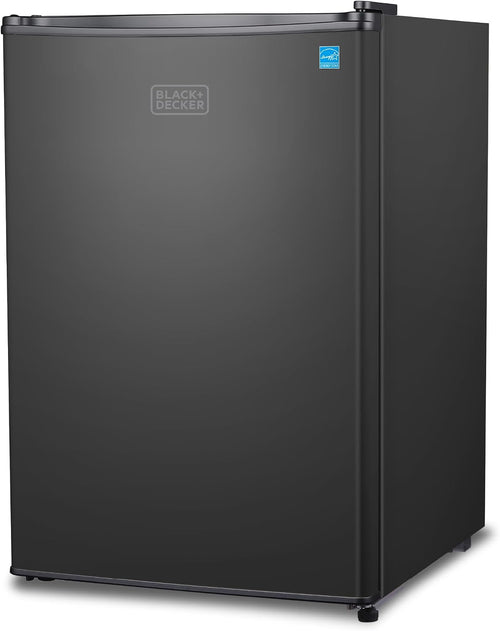 BLACK+DECKER 2.5 Cu. Ft. Compact Refrigerator, Energy Star, BCRK25B, Black Jansha Store