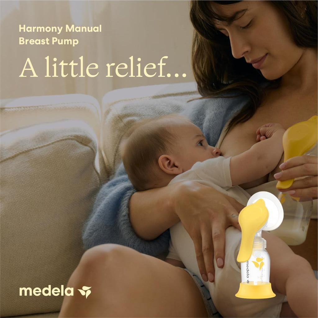 Medela Harmony Manual Breast Pump, On-the-Go, More Milk Output Jansha Store