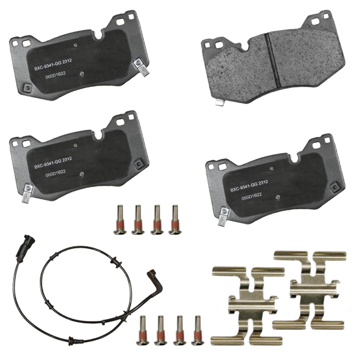 Bendix Premium SBC436A Ceramic Front Brake Pads for Toyota 4Runner 2002-2001, Hilux 2004, Tacoma 1998-1995 Jansha Store