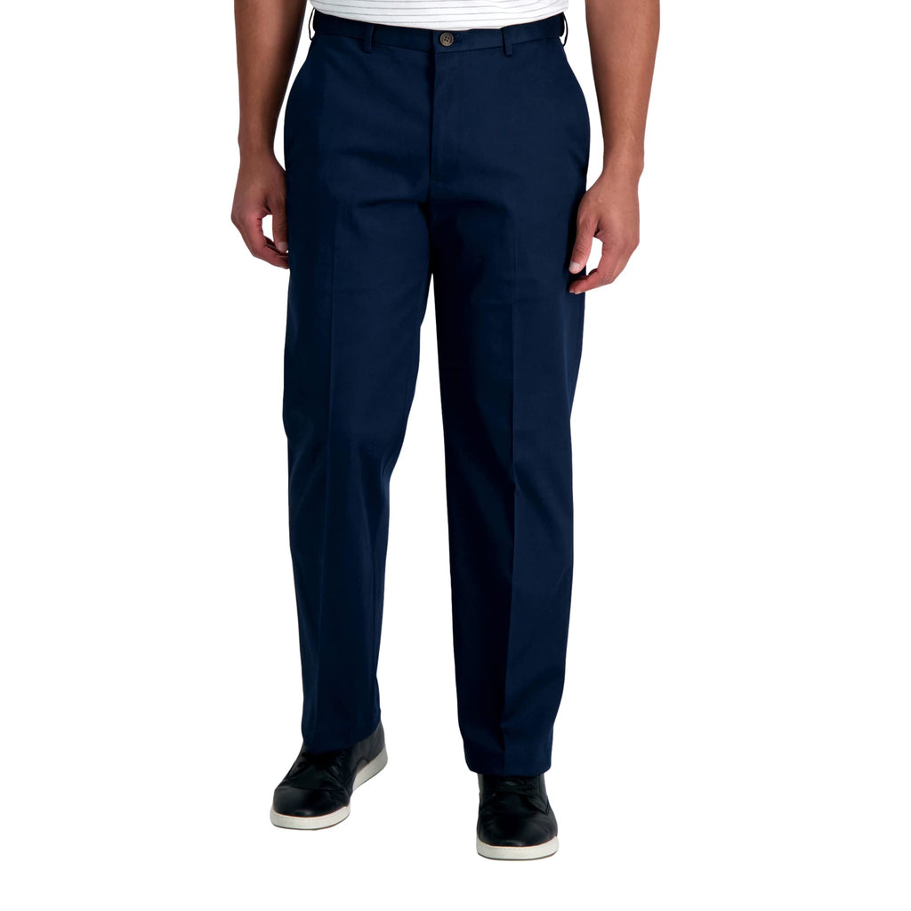 Haggar Men's Classic Fit Premium No Iron Khaki Pant Jansha Store