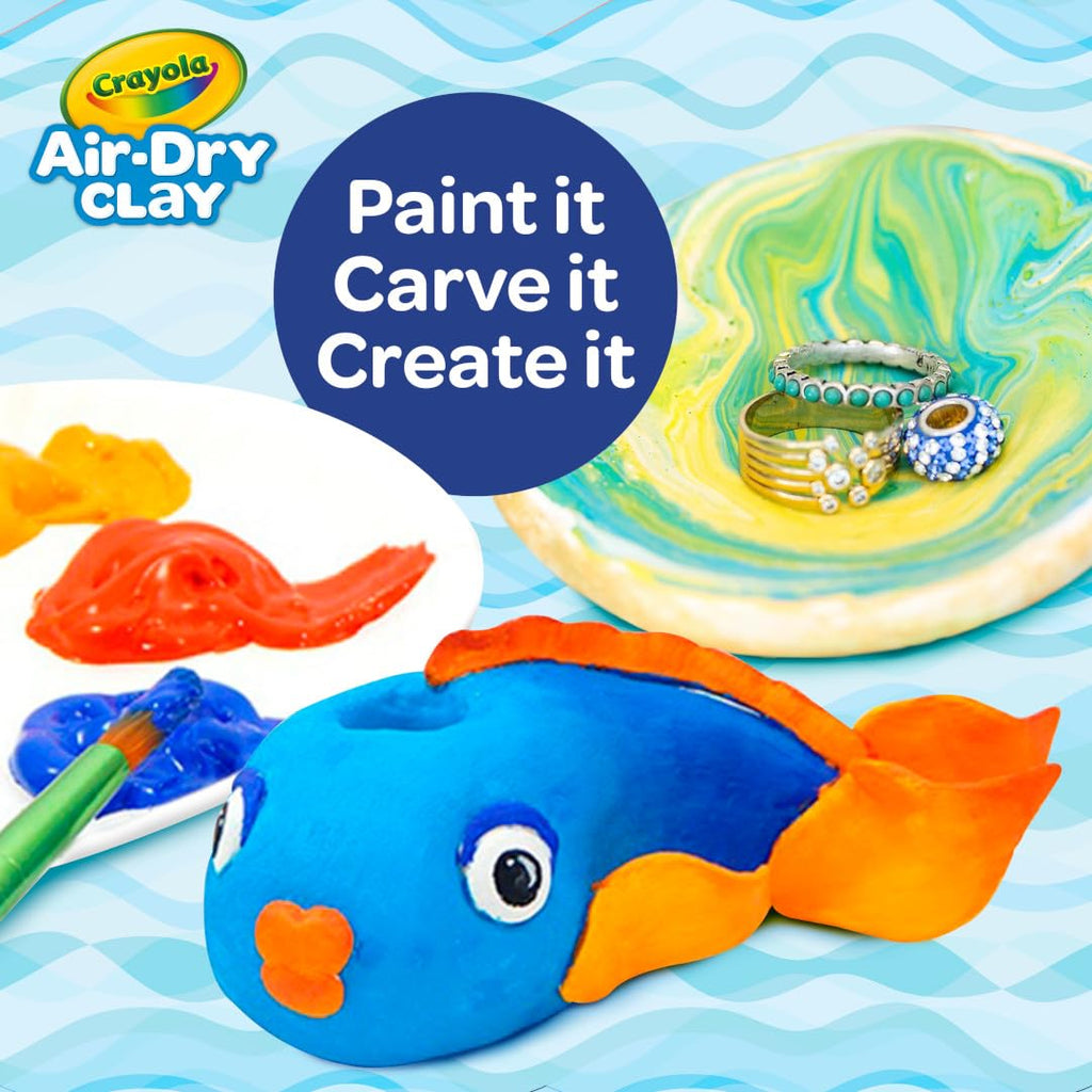 Crayola Air Dry Clay (5lbs), Teacher Supplies, Natural White Modeling Clay for Kids, Sculpting Material, Bulk Craft Supplies for Art Classrooms Jansha Store