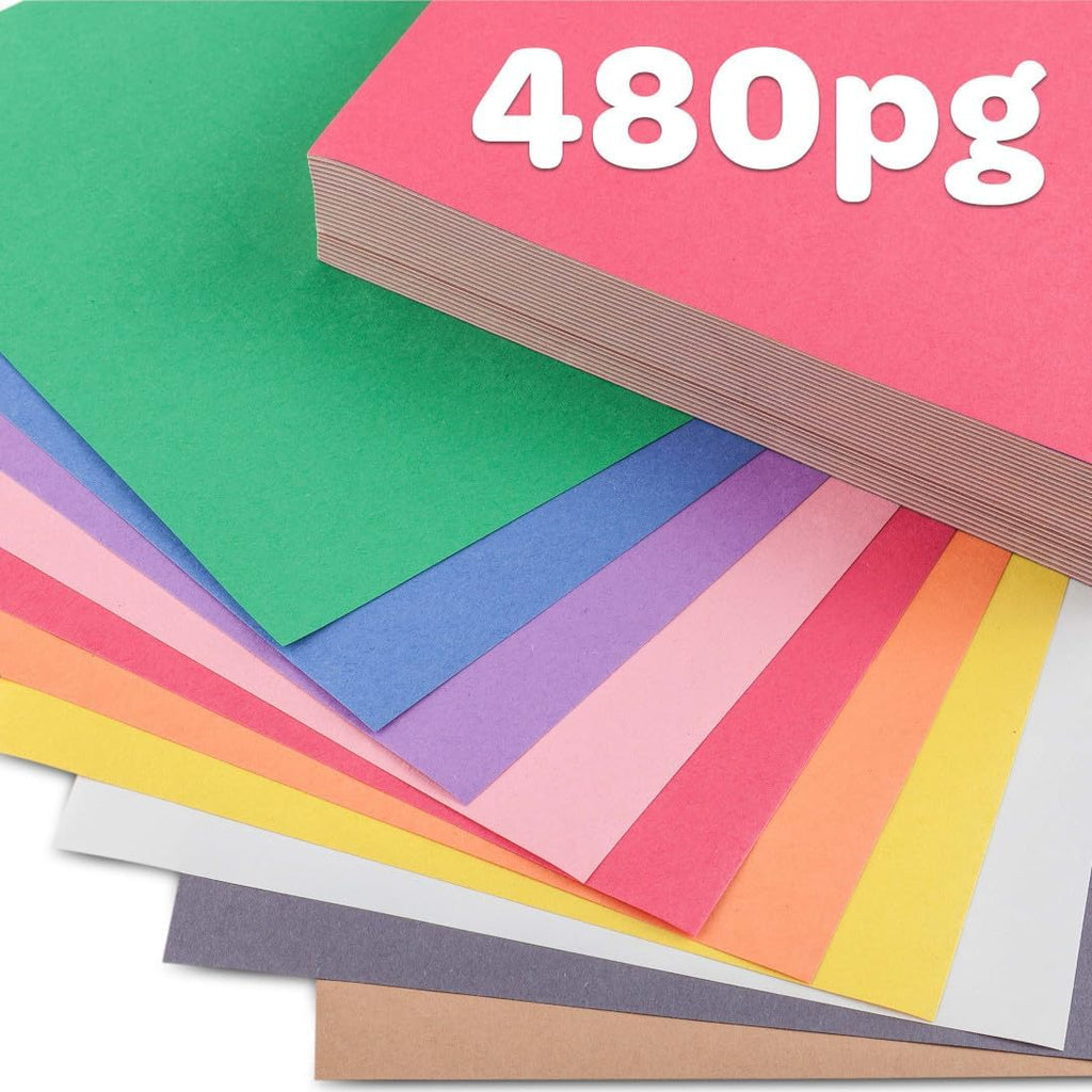 Crayola Construction Paper Bulk Pack (480 Sheets) – 10 Assorted Colors, 9x12, Teacher School Supplies & Classroom Must Haves, Card Making Craft Supplies, Art Paper Jansha Store