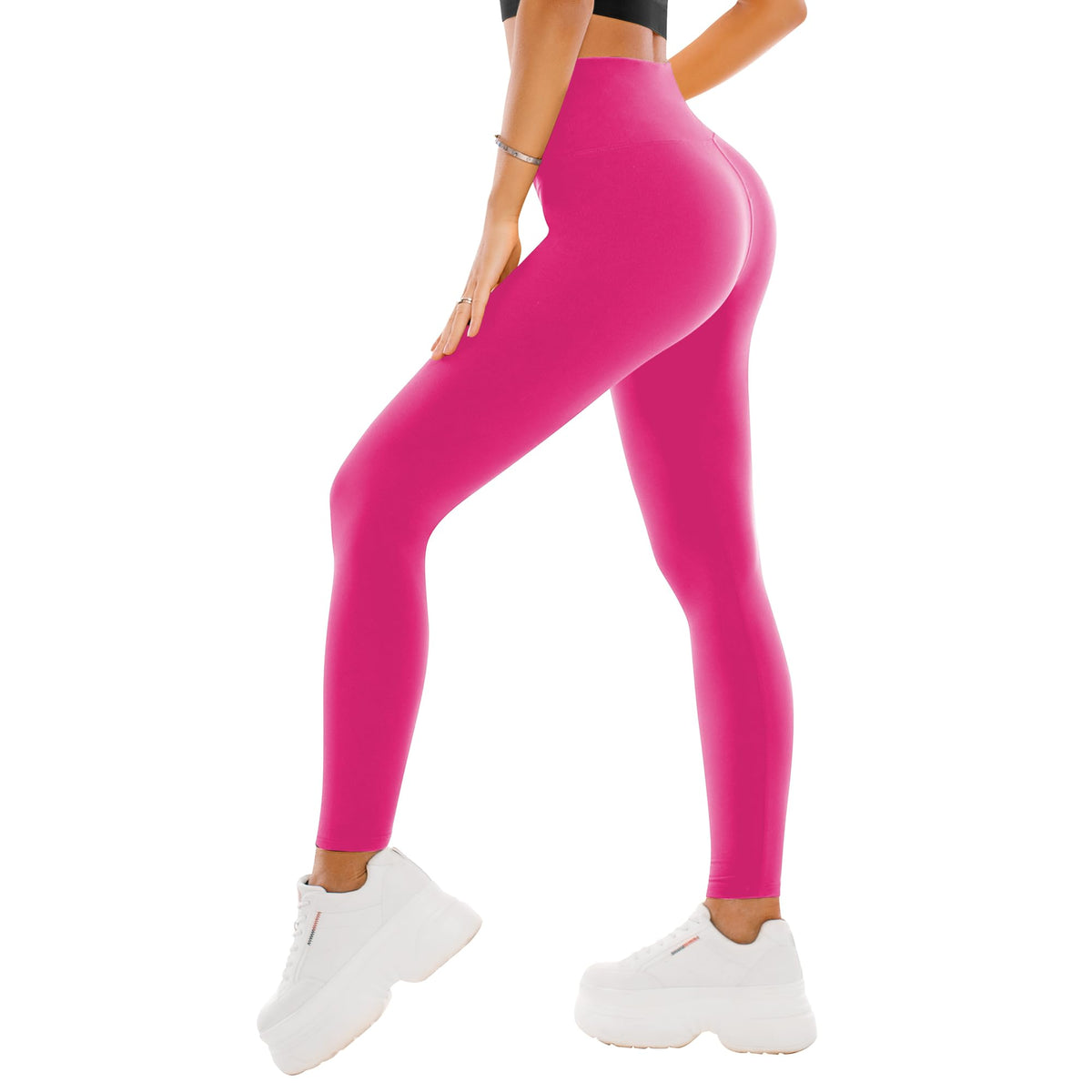 SINOPHANT High Waisted Leggings for Women - Full Length Capri Buttery Soft Yoga Pants for Workout Athletic Jansha Store