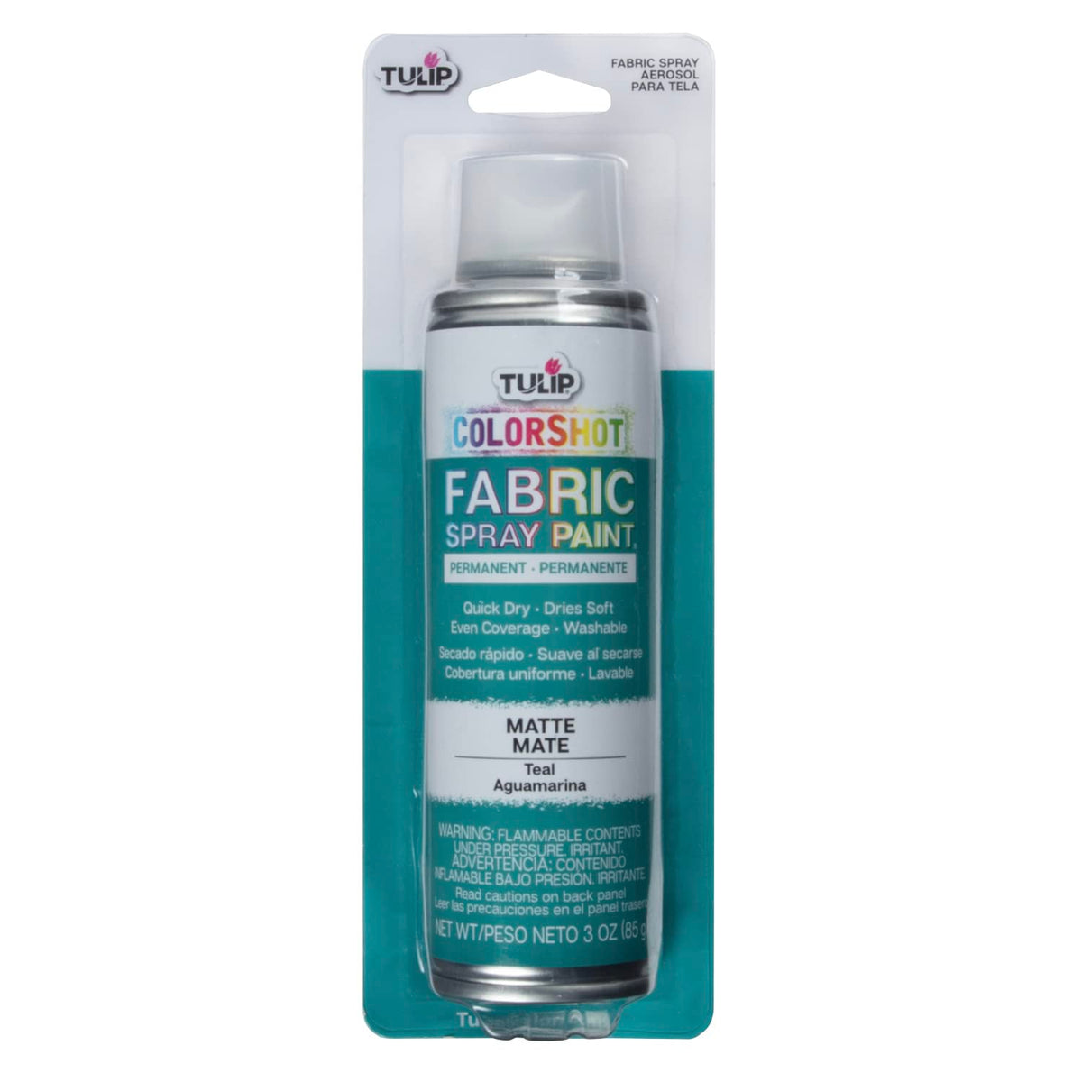 TULIP ColorShot Fabric Spray Paint, Black, 3 oz Jansha Store