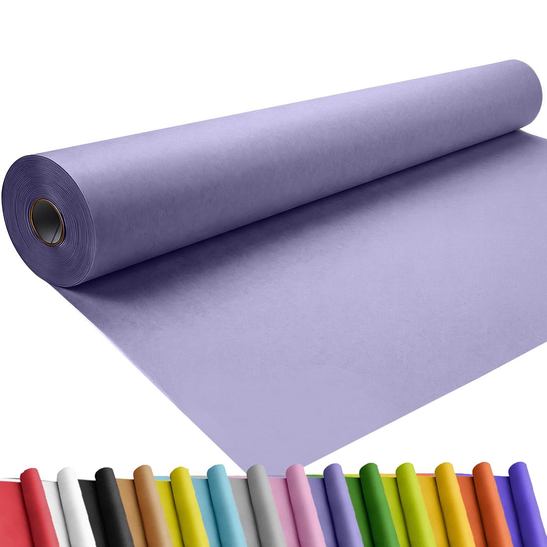 SMART&CASUAL 36" x 1,500" (125') Brown Kraft Craft Paper Roll for Gift Wrapping Bulletin Board Bouquet Flower Art Packing Parcel Table Covering 70GSM 50LB (Brown, 36" x 125') Jansha Store
