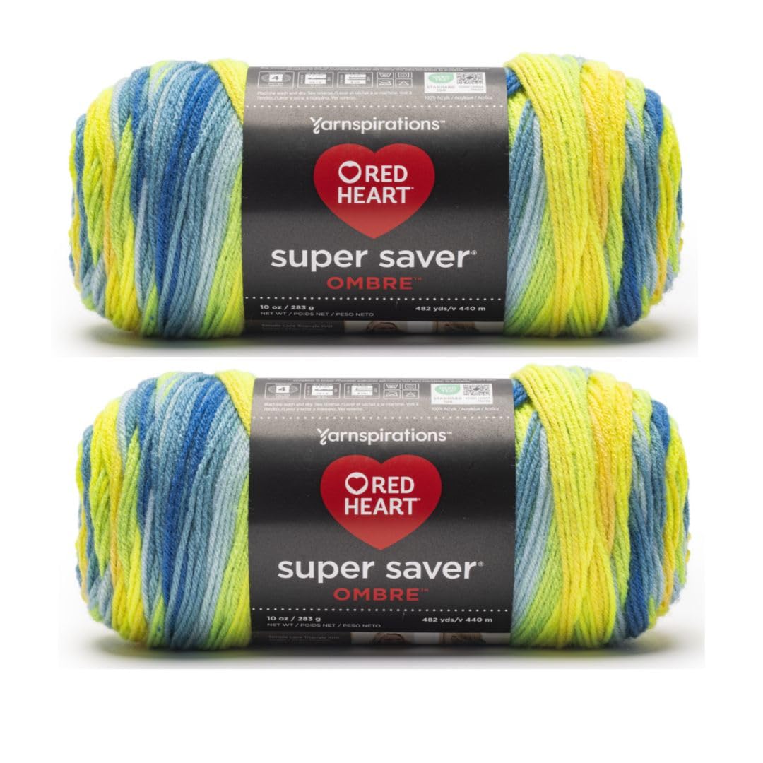 Red Heart Super Saver Yarn for Crocheting & Knitting, Cherry Red, Single Jansha Store