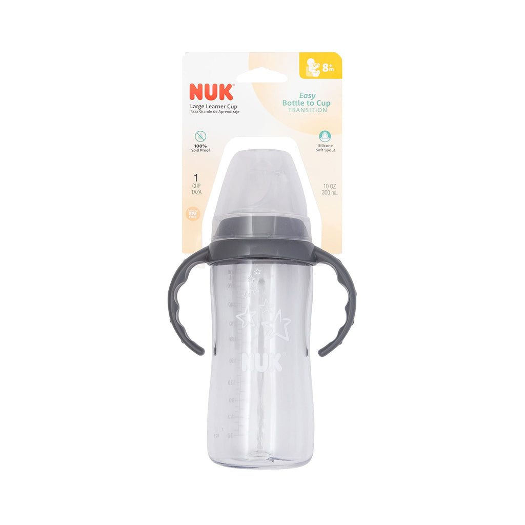 NUK for Nature Learner Cup, 10 oz, 9+ Months – BPA Free, Spill Proof Sippy Cup Jansha Store