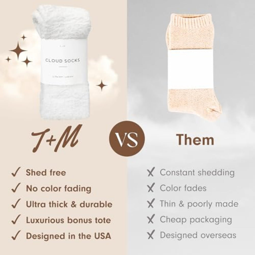 Unboxme Gifts Warm & Cozy Ultra-Luxe Cloud Fuzzy Socks, Gifts for Women Jansha Store