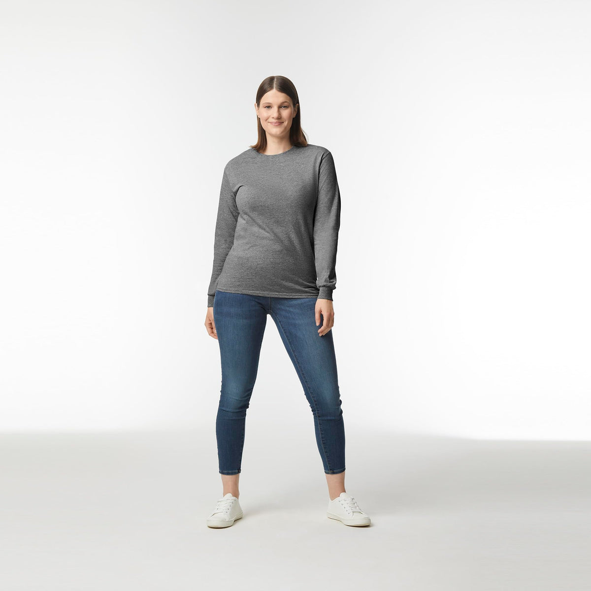 Gildan Adult Heavy Cotton Long Sleeve T-Shirt, Style G5400, 2-Pack Jansha Store