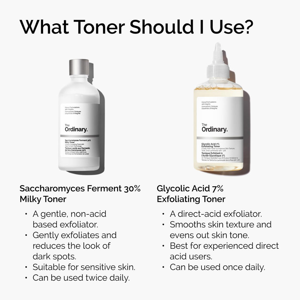 The Ordinary Glycolic Acid 7% Exfoliating Toner, Brightening and Smoothing Daily Toner for More Even-Looking Skin Tone Jansha Store