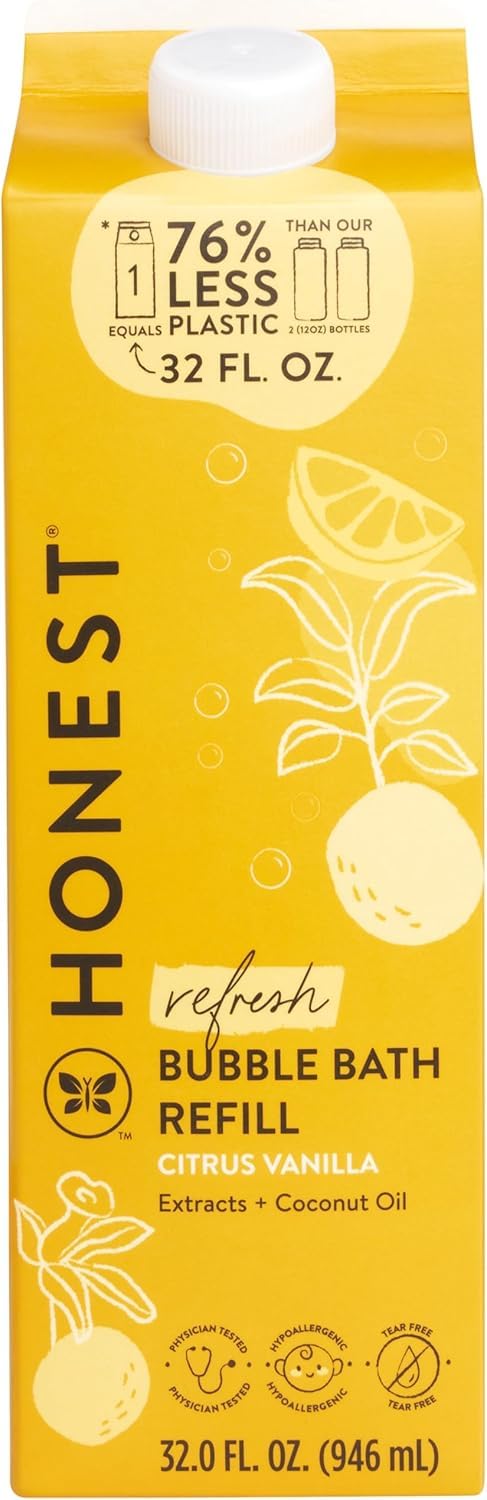 The Honest Company Bubble Bath, Hypoallergenic, Lavender Calm, 12 fl oz Jansha Store