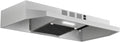 Range Hood 30 inch Under Cabinet, Stainless Steel Kitchen Vent Hood 280CFM, Built-in Kitchen Stove Hood w/Rocker Button Control, Ducted/Ductless Convertible Duct, 2 Speeds Fan, Bright LED Light Jansha Store