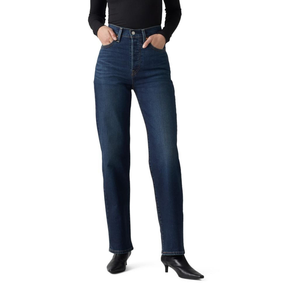 Levi's Women's Ribcage Straight Full Length Jeans Jansha Store