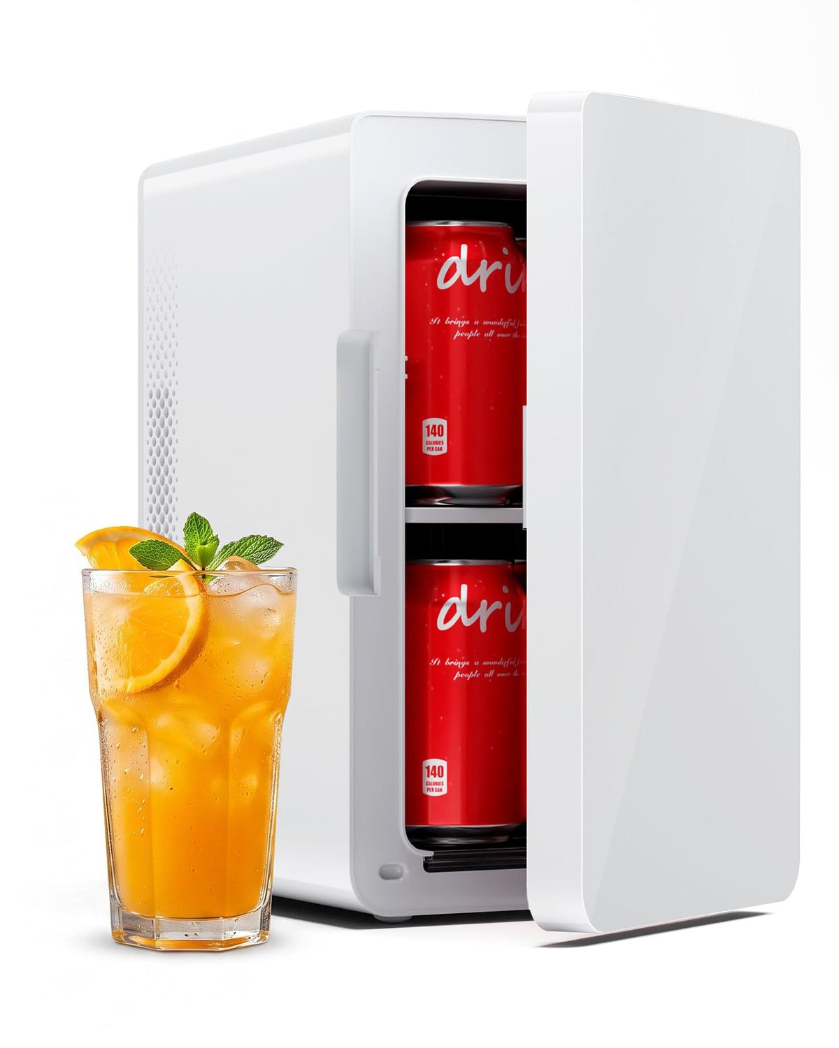 Electactic Mini Fridge, 6L/8Can Portable Small Refrigerator for Bedroom Jansha Store
