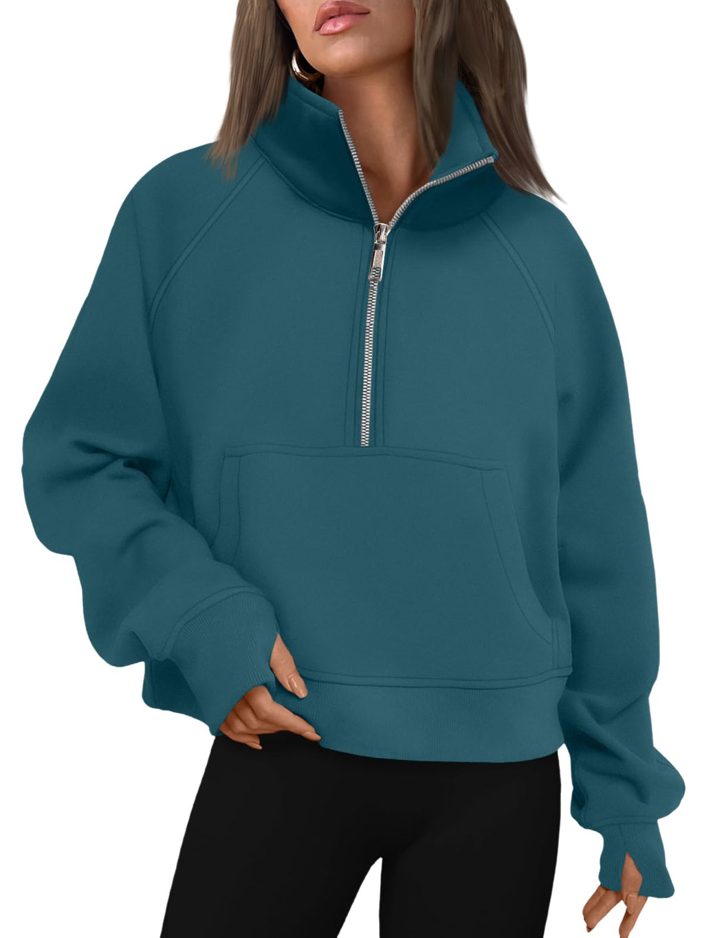 AUTOMET Womens Sweatshirts Half Zip Fleece Pullover Fall Outfits Jansha Store